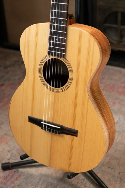 Taylor Academy 12e-N LTD Nylon Grand Concert Acoustic/Electric Guitar - Spruce/Figured Koa with Gig Bag