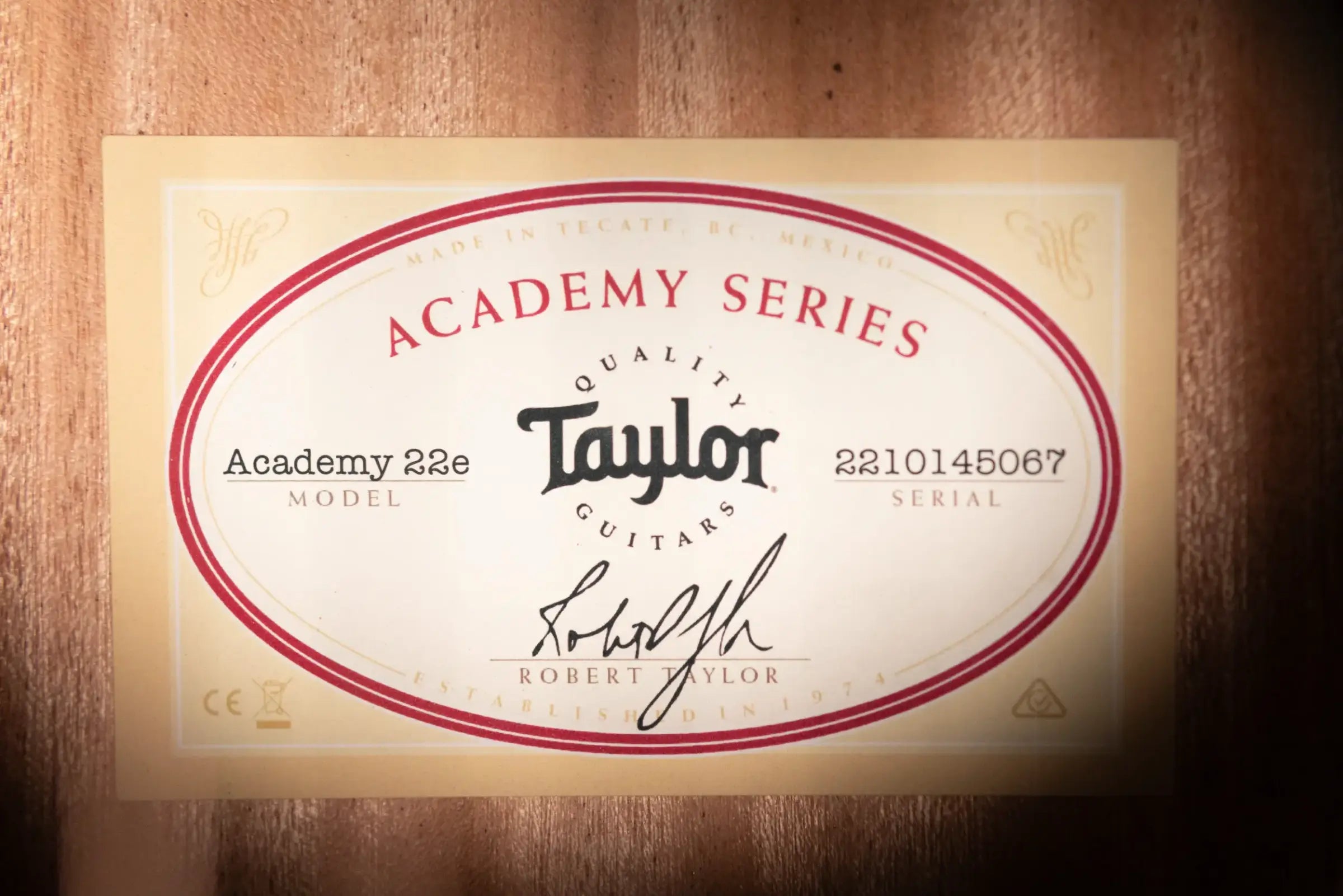 Taylor Academy 22e Grand Concert Acoustic/Electric Guitar with Gig Bag