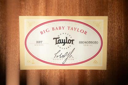 Taylor BBT Big Baby Dreadnought Acoustic Guitar with Gig Bag