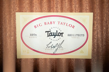 Taylor BBTe Big Baby Taylor Acoustic/Electric Guitar with Gig Bag - Used