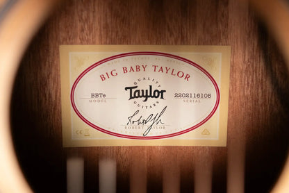 Taylor BBTe Left-Handed Big Baby Taylor Acoustic/Electric Guitar with Gig Bag