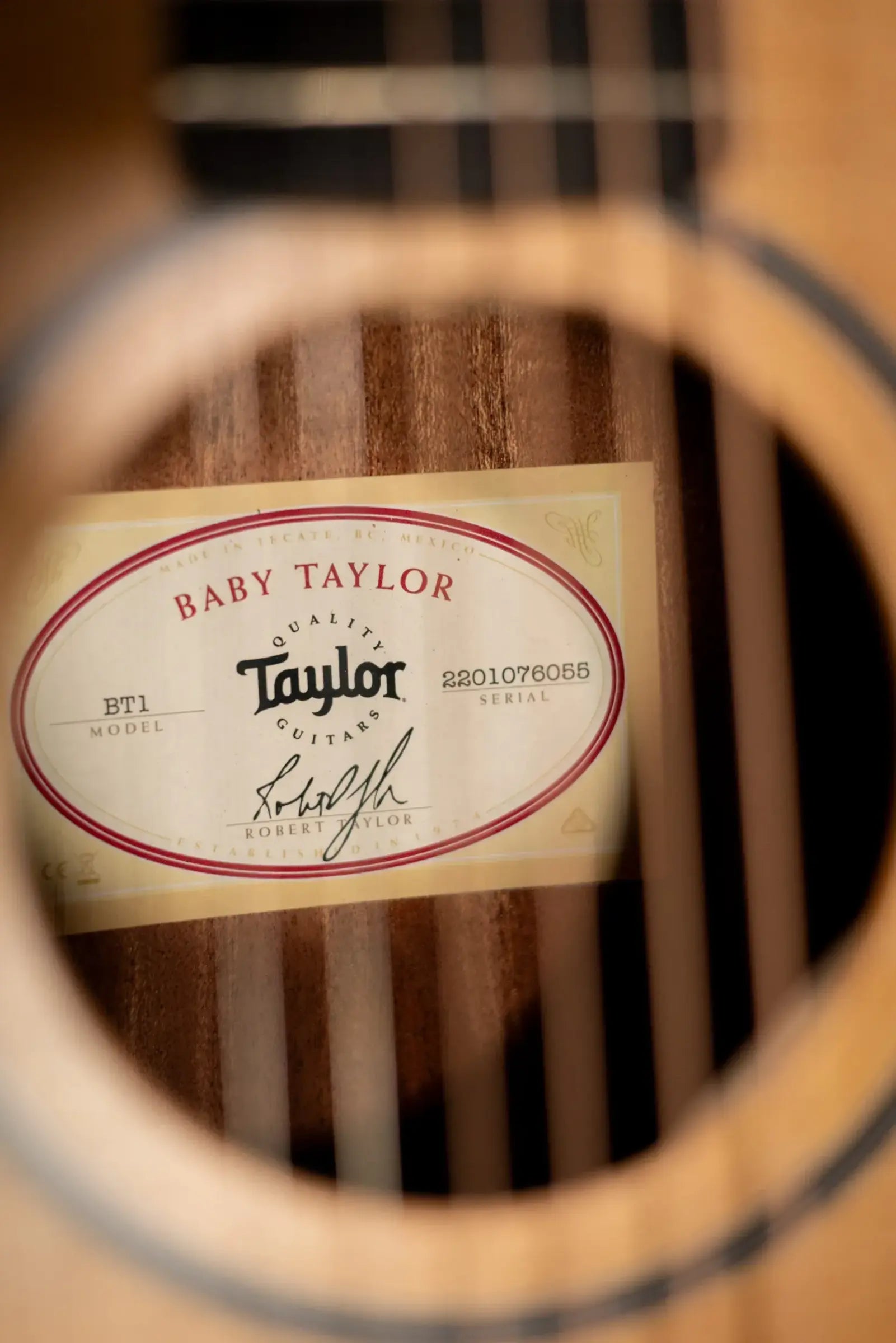 Taylor BT1 Left-Handed Baby Taylor Acoustic Guitar with Gig Bag