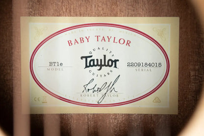 Taylor BT1e Baby Taylor Acoustic-Electric Guitar w/ Gig Bag