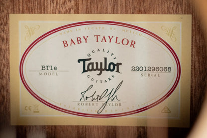 Taylor BT1e Baby Taylor Acoustic-Electric Guitar w/ Gig Bag