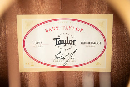 Taylor BT1e Baby Taylor Acoustic-Electric Guitar with Gig Bag - Used