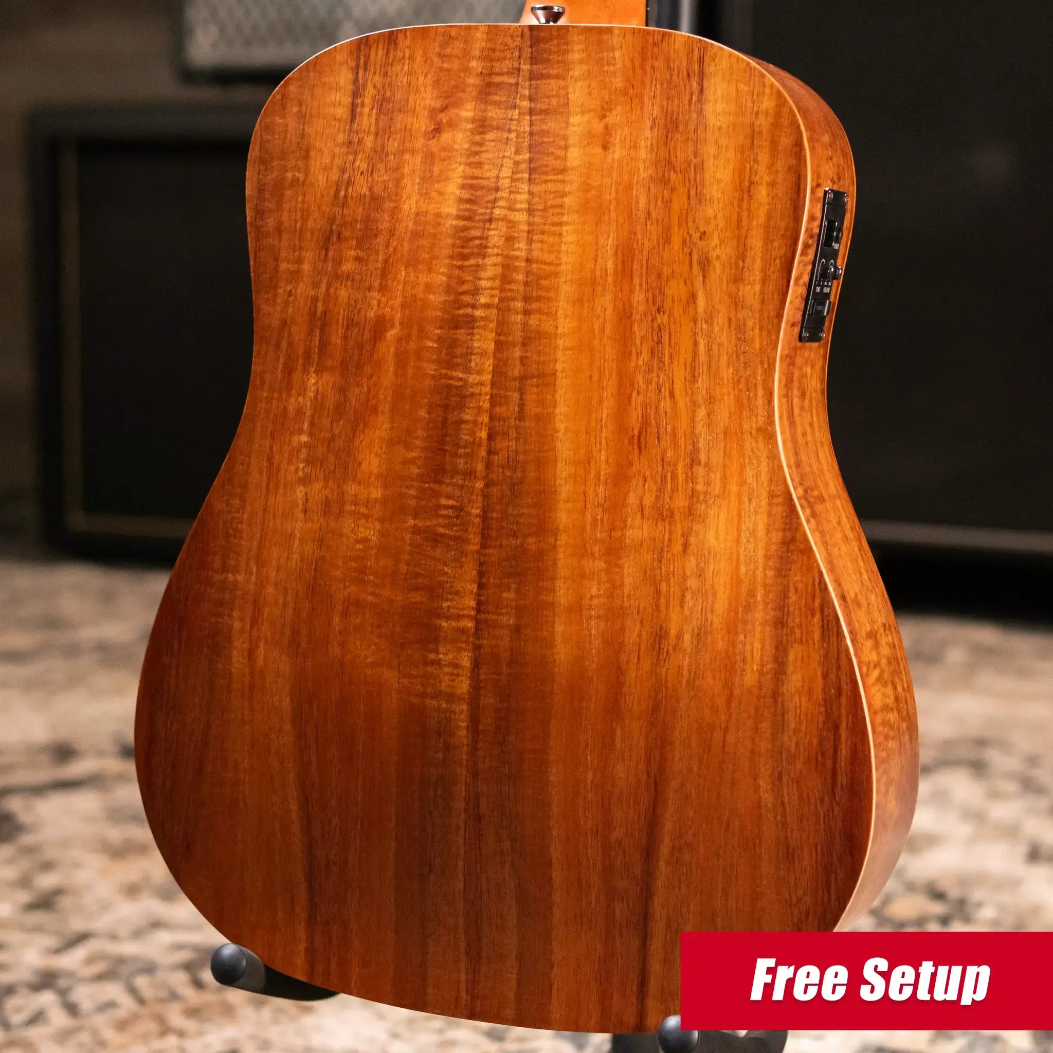 Taylor BTe-Koa Baby Taylor Acoustic/Electric Guitar with Gig Bag - Used