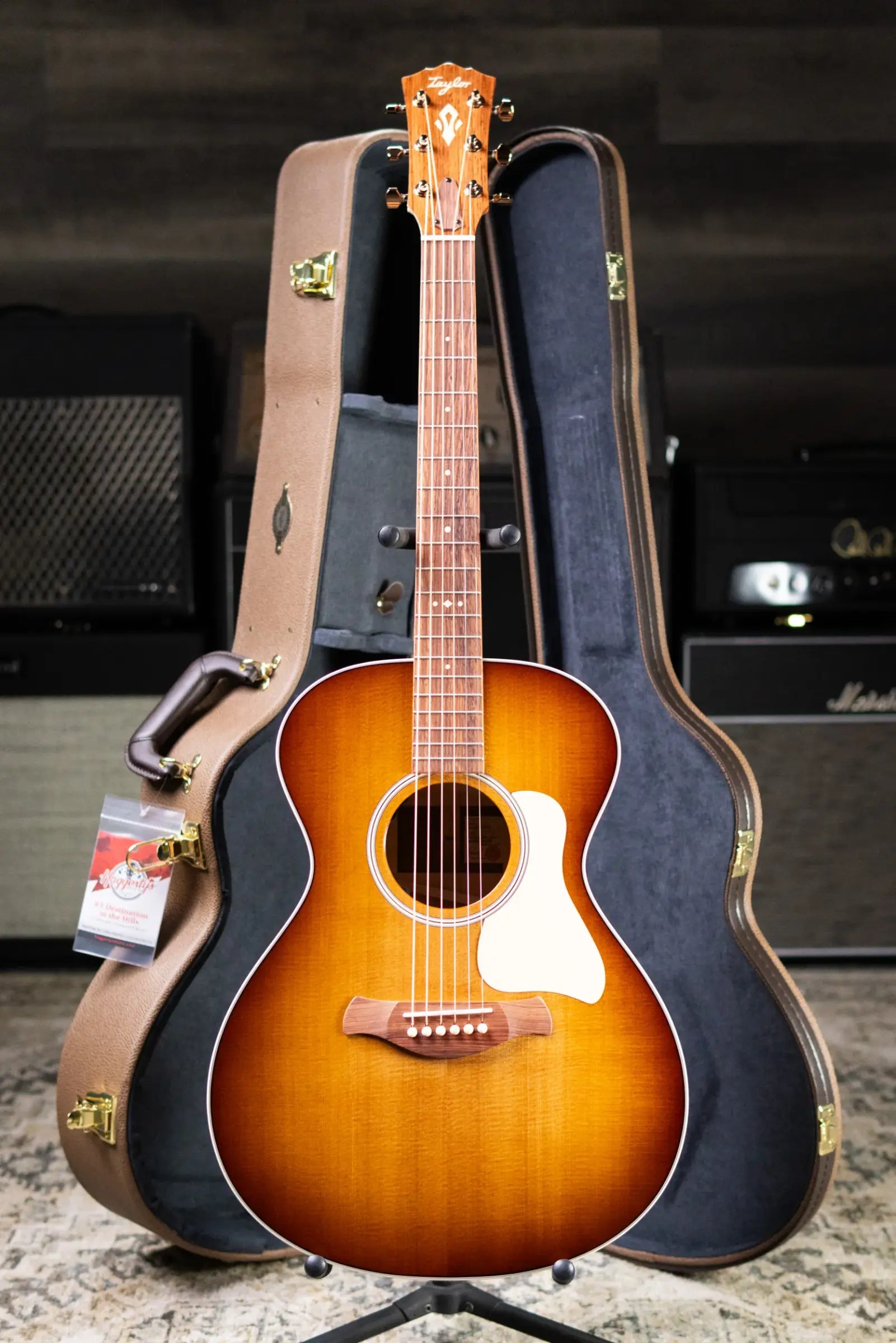 Taylor Ben Harper Gold Label 512e Special Edition Acoustic/Electric Guitar - Sunburst with Hardshell Case