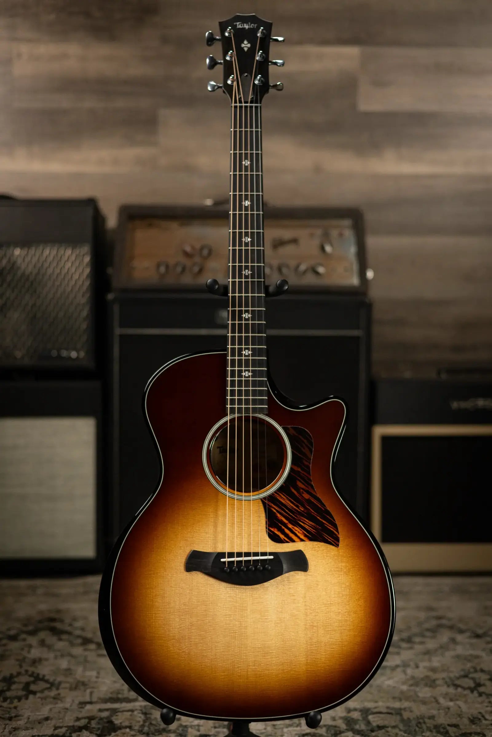 Taylor Builder's Edition 514ce Acoustic-Electric Guitar - Kona Burst with Hardshell Case