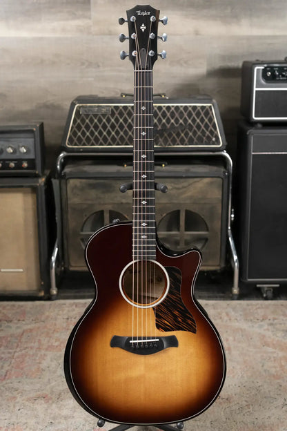 Taylor Builder's Edition 514ce Grand Auditorium Acoustic/Electric Guitar - Kona Burst Top with Hardshell Case