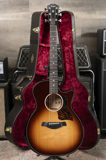 Taylor Builder's Edition 514ce Grand Auditorium Acoustic/Electric Guitar - Kona Burst Top with Hardshell Case