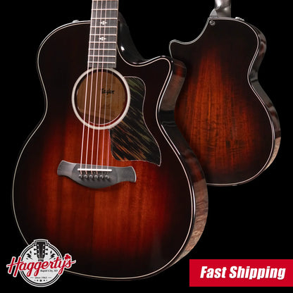 Taylor Builder's Edition 524ce Grand Auditorium Acoustic/Electric Guitar with Hardshell Case