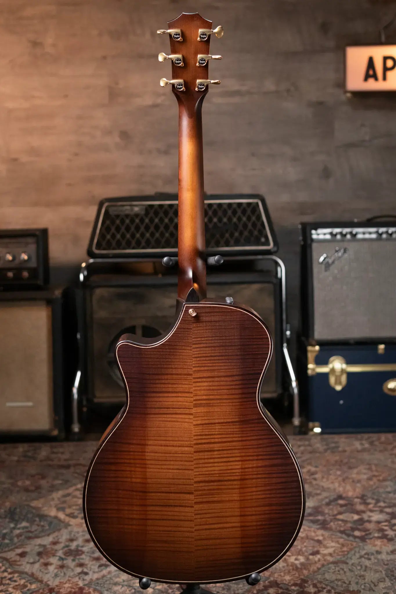 Taylor Builder's Edition 614ce Grand Auditorium Acoustic/Electric - Wild Honey Burst with Hardshell Case