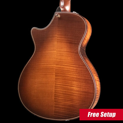 Taylor Builder's Edition 652ce 12-String Grand Concert Acoustic/Electric Guitar - Wild Honey Burst with Hardshell Case