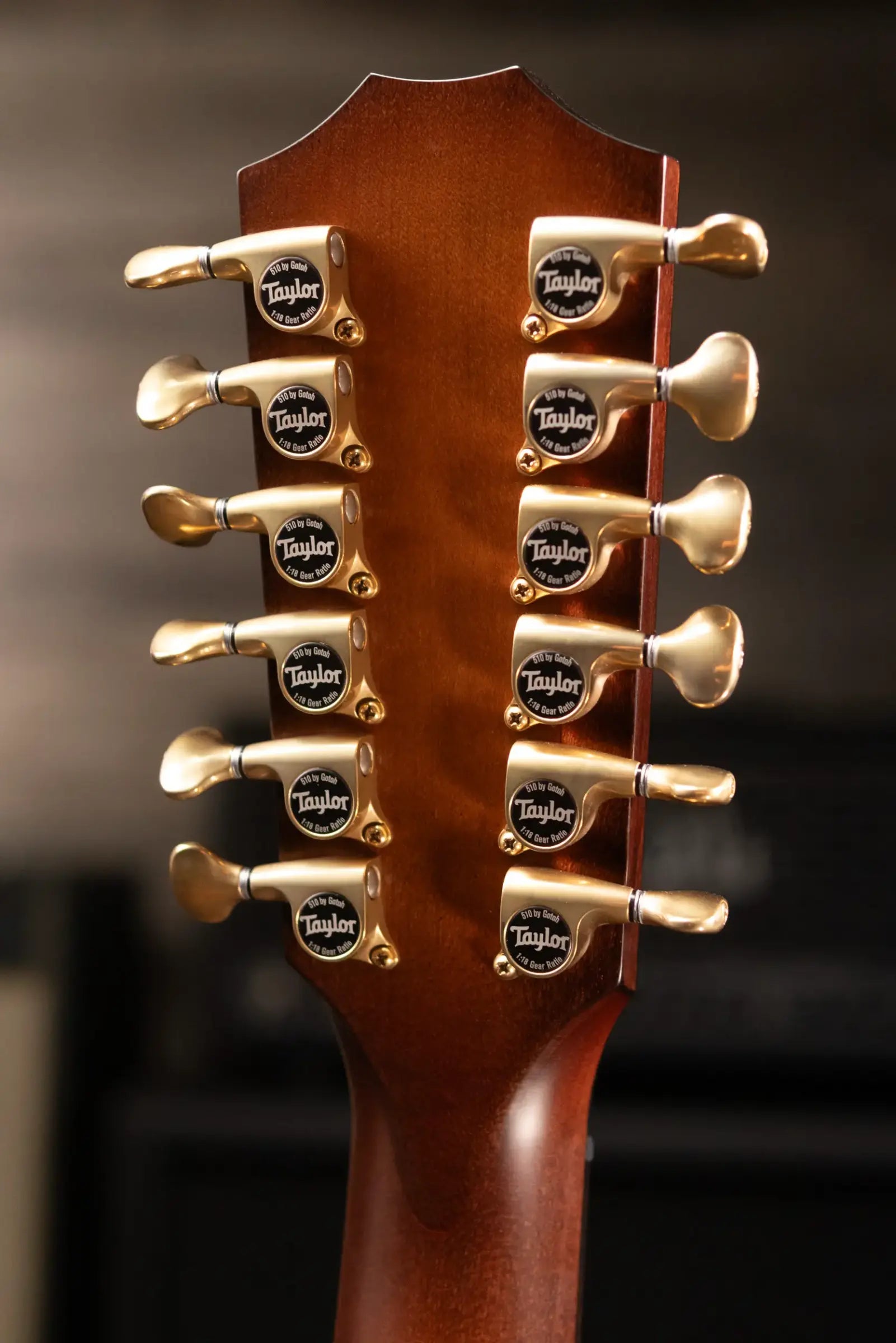 Taylor Builder's Edition 652ce 12-String Grand Concert Acoustic/Electric Guitar - Wild Honey Burst with Hardshell Case
