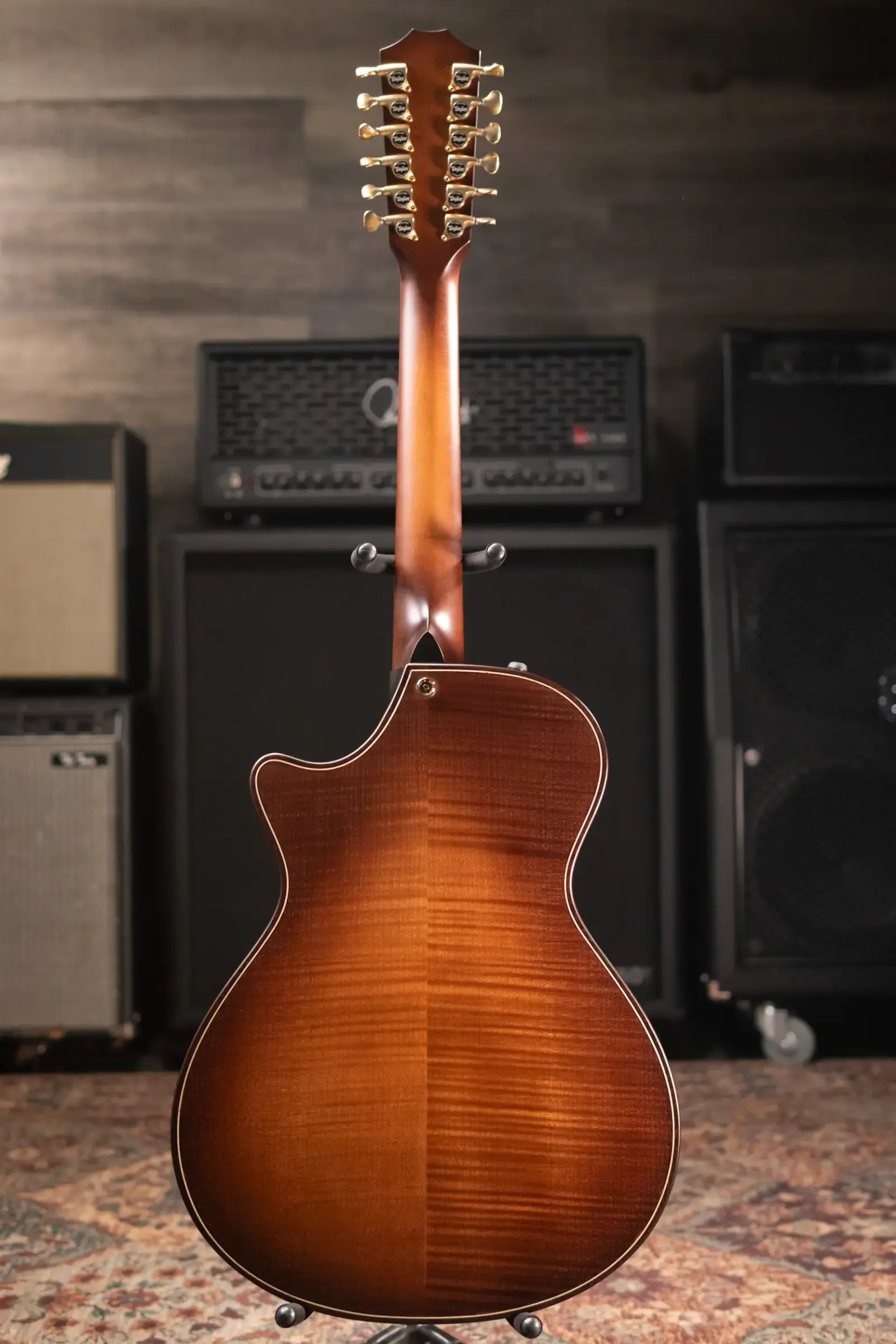 Taylor Builder's Edition 652ce 12-String Grand Concert Acoustic/Electric Guitar - Wild Honey Burst with Hardshell Case