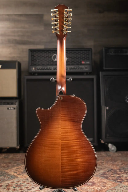 Taylor Builder's Edition 652ce 12-String Grand Concert Acoustic/Electric Guitar - Wild Honey Burst with Hardshell Case