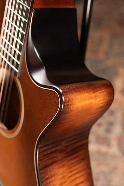 Taylor Builder's Edition 652ce 12-String Grand Concert Acoustic/Electric Guitar - Wild Honey Burst with Hardshell Case