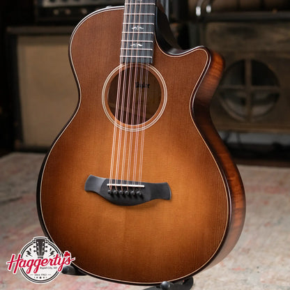 Taylor Builder's Edition 652ce 12-String Grand Concert Acoustic/Electric - Wild Honey Burst with Hardshell Case