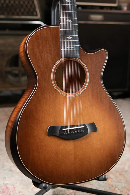 Taylor Builder's Edition 652ce 12-String Grand Concert Acoustic/Electric - Wild Honey Burst with Hardshell Case