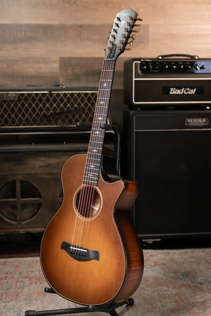 Taylor Builder's Edition 652ce 12-String Grand Concert Acoustic/Electric - Wild Honey Burst with Hardshell Case