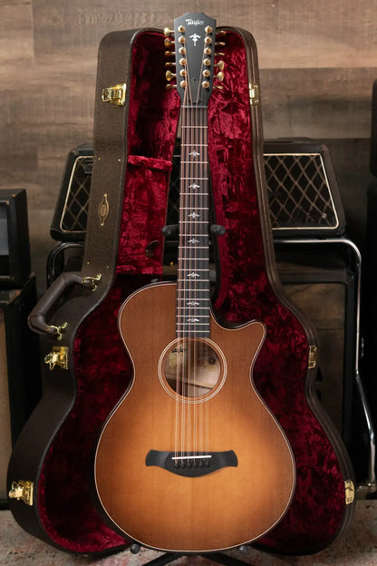 Taylor Builder's Edition 652ce 12-String Grand Concert Acoustic/Electric - Wild Honey Burst with Hardshell Case