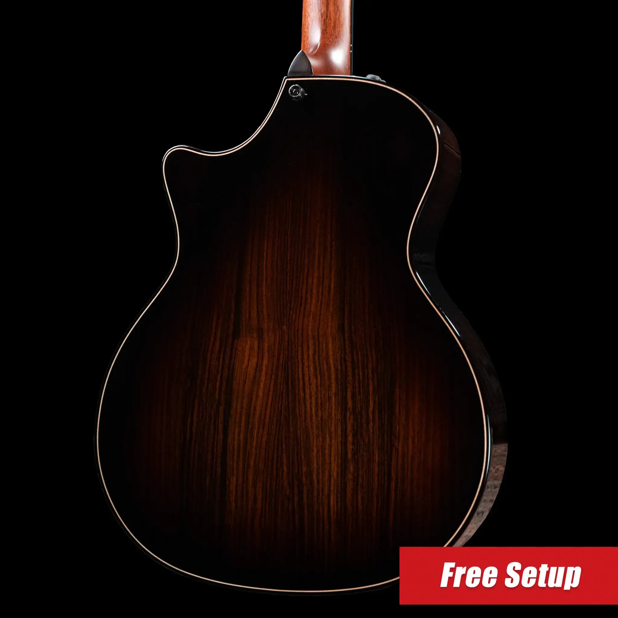 Taylor Builder's Edition 814ce Blacktop Grand Auditorium Acoustic/Electric Guitar with Hardshell Case