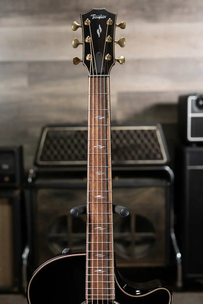 Taylor Builder's Edition 814ce Grand Auditorium Acoustic/Electric Guitar - Blacktop with Hardshell Case - Factory Demo