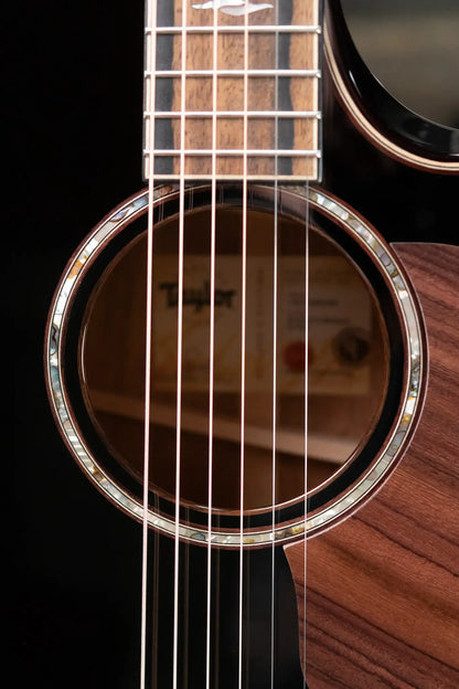 Taylor Builder's Edition 814ce Grand Auditorium Acoustic/Electric Guitar - Blacktop with Hardshell Case - Factory Demo