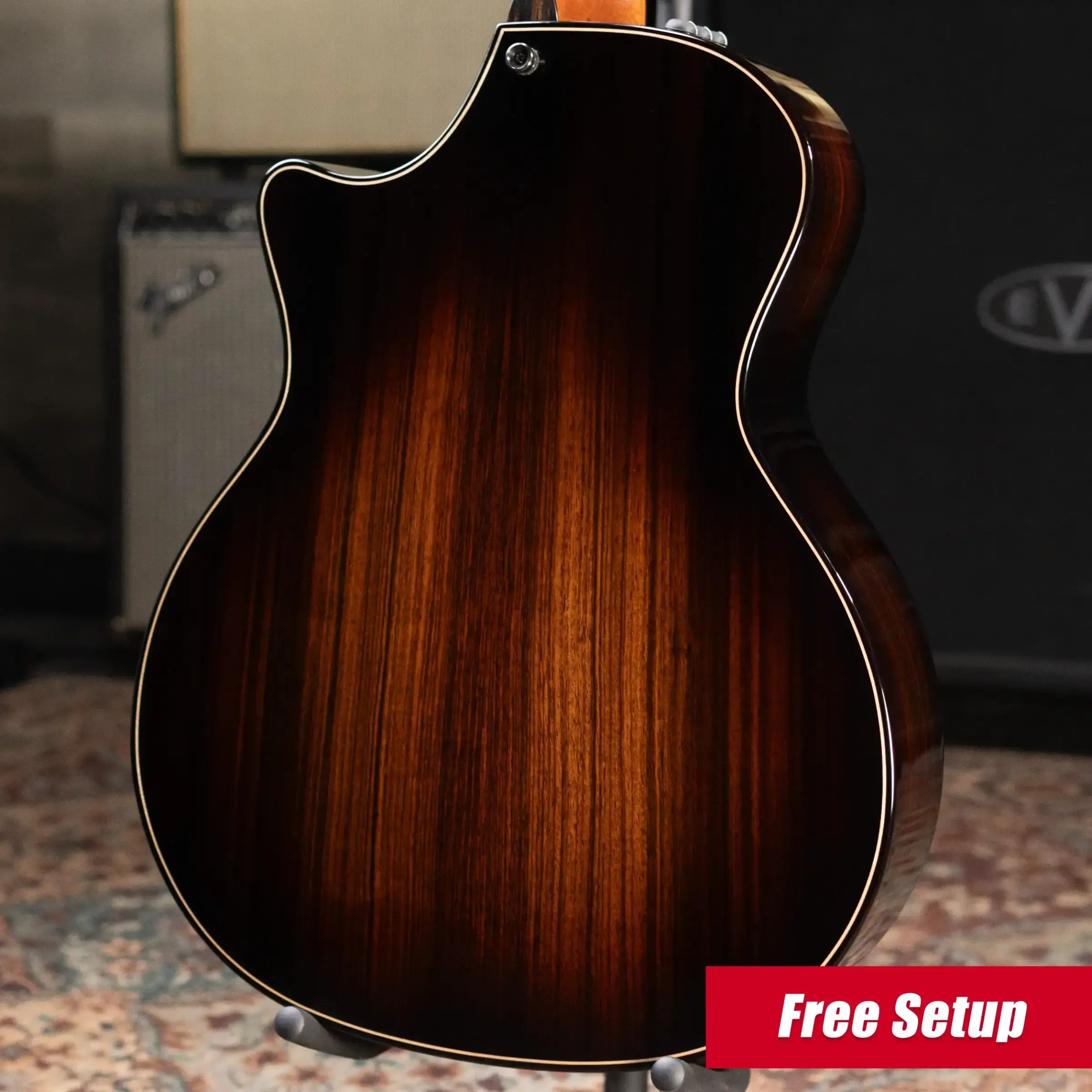 Taylor Builder's Edition 814ce Grand Auditorium Acoustic/Electric Guitar - Blacktop with Hardshell Case