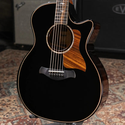 Taylor Builder's Edition 814ce Grand Auditorium Acoustic/Electric Guitar - Blacktop with Hardshell Case