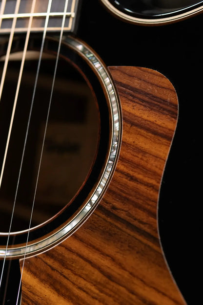 Taylor Builder's Edition 814ce Grand Auditorium Acoustic/Electric Guitar - Blacktop with Hardshell Case