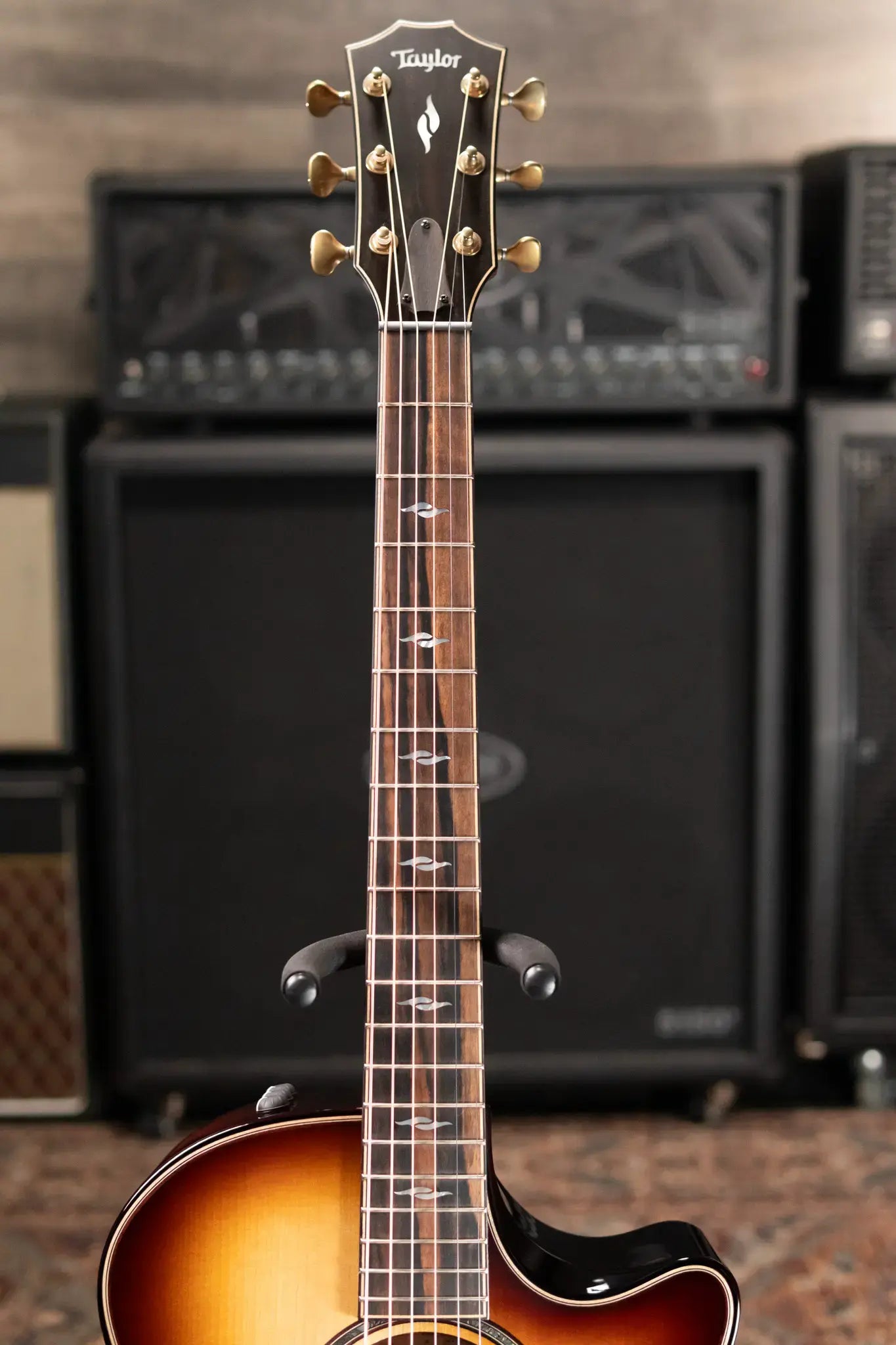 Taylor Builder's Edition 814ce Grand Auditorium Acoustic/Electric Guitar - Shaded Edge Burst with Hardshell Case