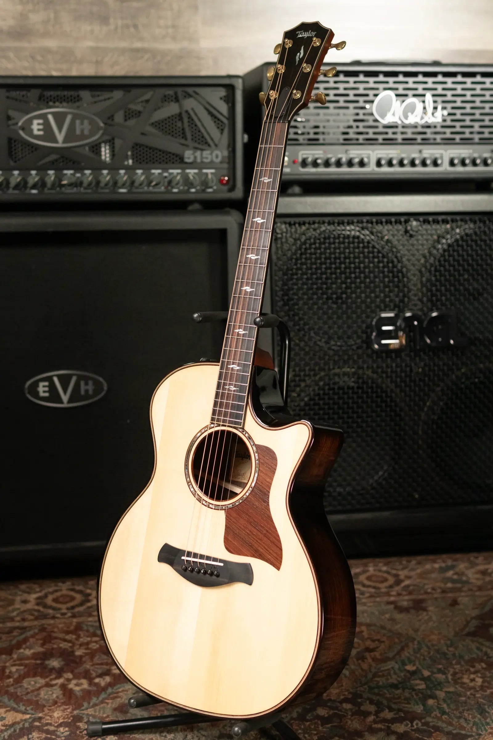 Taylor Builder's Edition 814ce Grand Auditorium Acoustic/Electric Guitar with Hardshell Case - Floor Model Demo