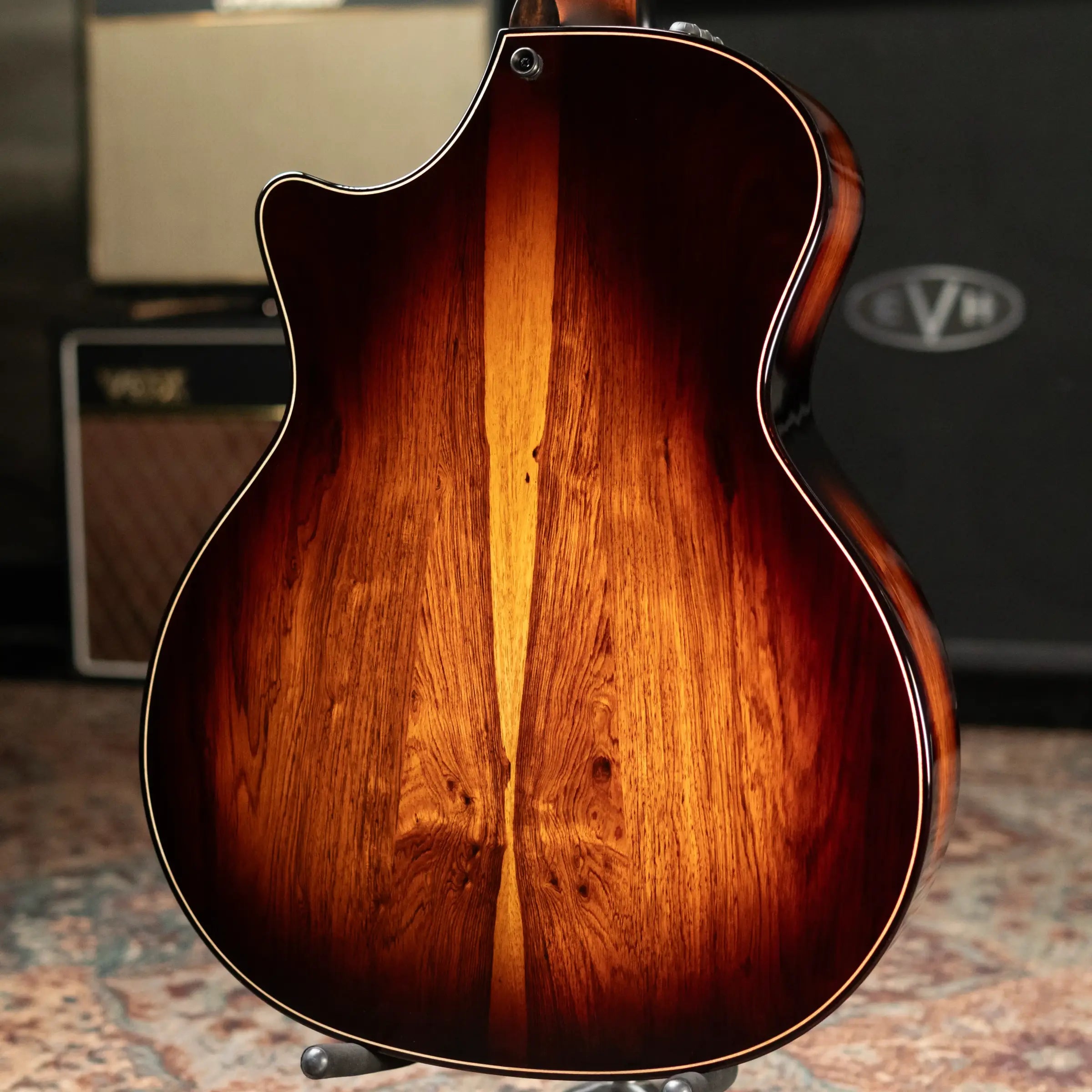 Taylor Builder's Edition 814ce Grand Auditorium Redwood/Honduran Rosewood Acoustic/Electric Guitar with Hardshell Case