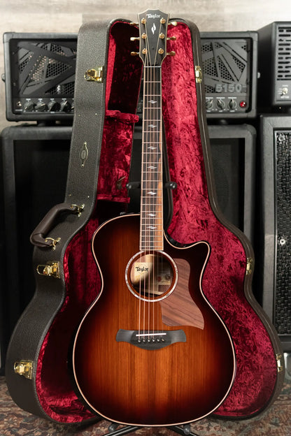 Taylor Builder's Edition 814ce Grand Auditorium Redwood/Honduran Rosewood Acoustic/Electric Guitar with Hardshell Case