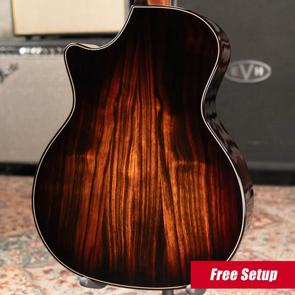 Taylor (1 of 42) Builder's Edition 814ce LTD Grand Auditorium Acoustic/Electric Guitar - Macassar Ebony with Hardshell Case