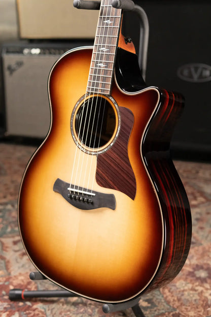 Taylor (1 of 42) Builder's Edition 814ce LTD Grand Auditorium Acoustic/Electric Guitar - Macassar Ebony with Hardshell Case