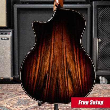 Taylor Builder's Edition 814ce LTD Grand Auditorium Acoustic/Electric Guitar - Macassar with Hardshell Case