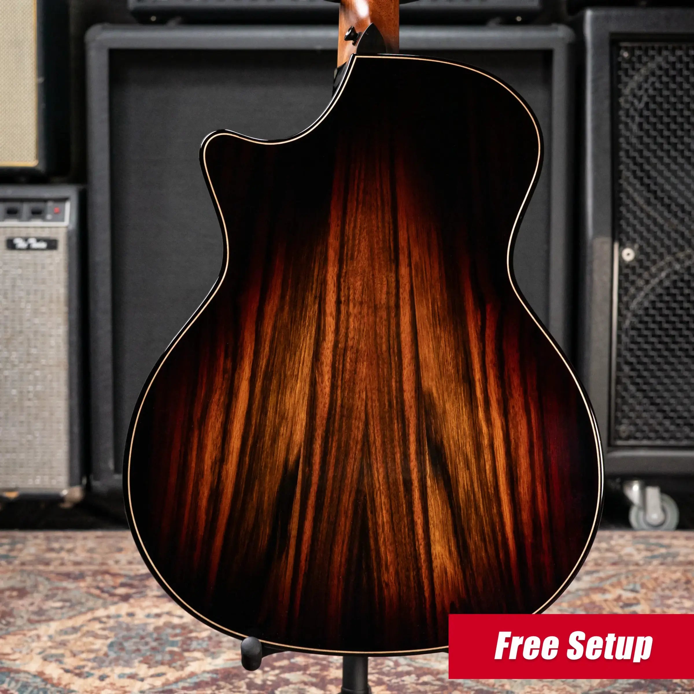 Taylor Builder's Edition 814ce LTD Grand Auditorium Acoustic/Electric Guitar - Macassar with Hardshell Case