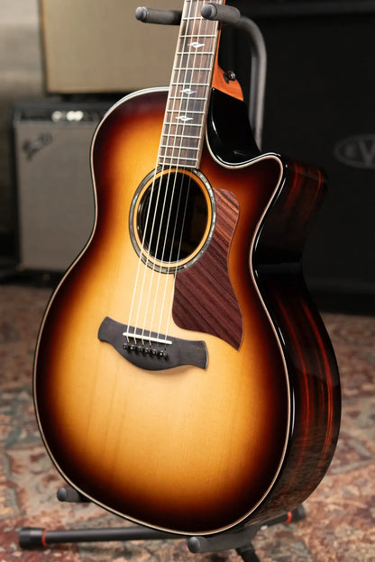 Taylor (1 of 42) Builder's Edition 814ce LTD Grand Auditorium Acoustic/Electric Guitar - Macassar with Hardshell Case