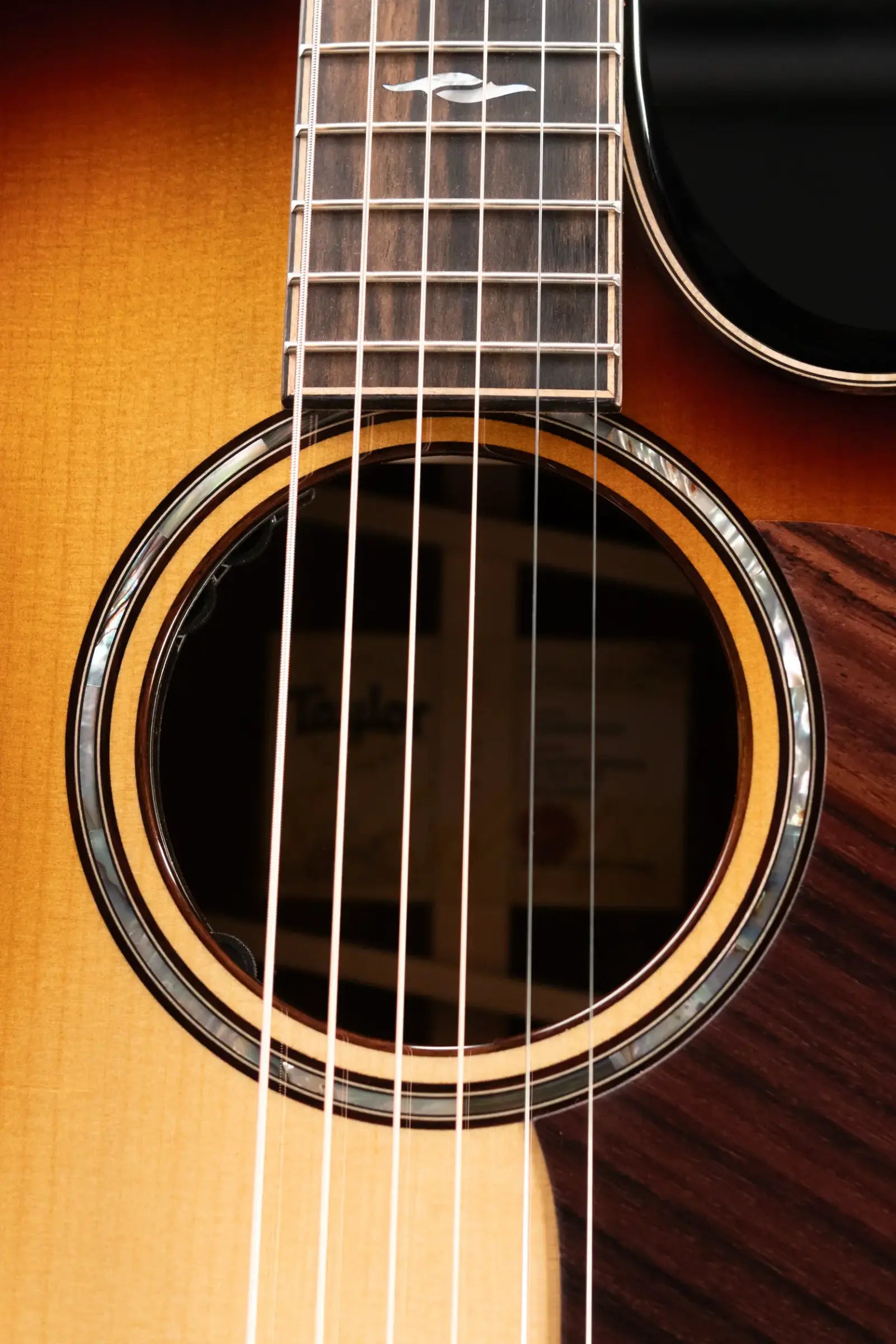 Taylor (1 of 42) Builder's Edition 814ce LTD Grand Auditorium Acoustic/Electric Guitar - Macassar with Hardshell Case