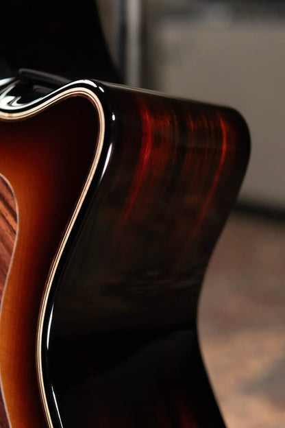 Taylor (1 of 42) Builder's Edition 814ce LTD Grand Auditorium Acoustic/Electric Guitar - Macassar with Hardshell Case