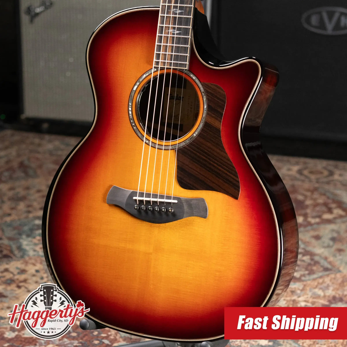 Taylor Builder's Edition 814ce Limited Edition Acoustic/Electric Guitar - Desert Dawn Top with Hardshell Case