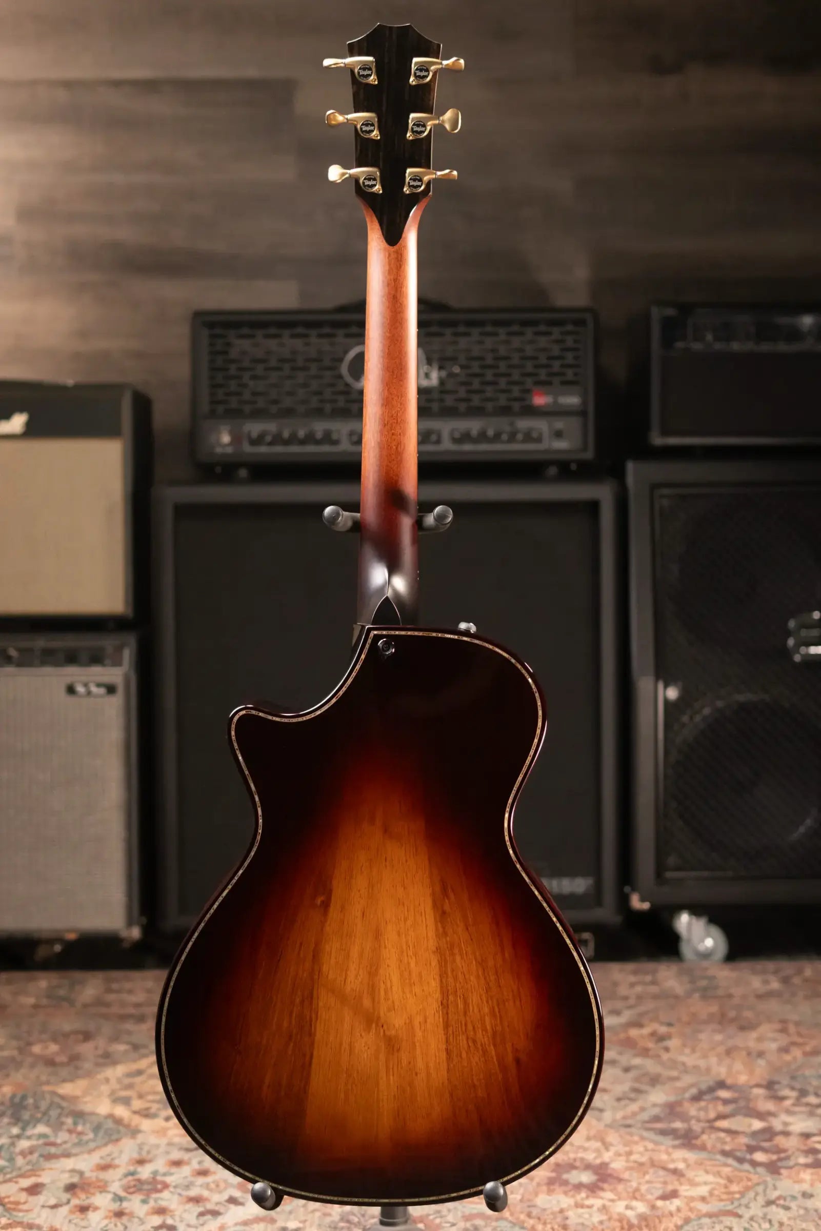 Taylor Builder's Edition 912ce Grand Concert Acoustic/Electric Guitar - Sinker Redwood/Honduran Rosewood with Hardshell Case