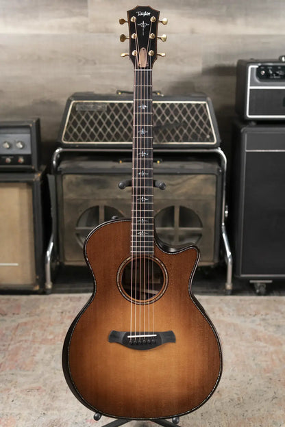 Taylor Builder's Edition 914ce Grand Auditorium Acoustic/Electric Guitar - Wild Honey Burst with Hardshell Case