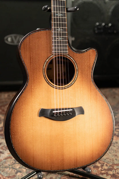 Taylor Builder's Edition 914ce Grand Auditorium Acoustic/Electric Guitar - Wild Honey Burst with Hardshell Case - Factory Demo