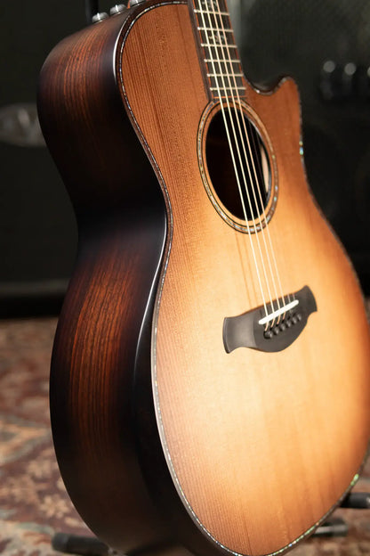 Taylor Builder's Edition 914ce Grand Auditorium Acoustic/Electric Guitar - Wild Honey Burst with Hardshell Case - Factory Demo