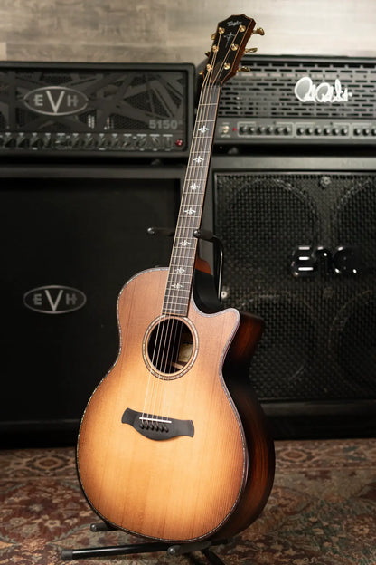 Taylor Builder's Edition 914ce Grand Auditorium Acoustic/Electric Guitar - Wild Honey Burst with Hardshell Case - Factory Demo