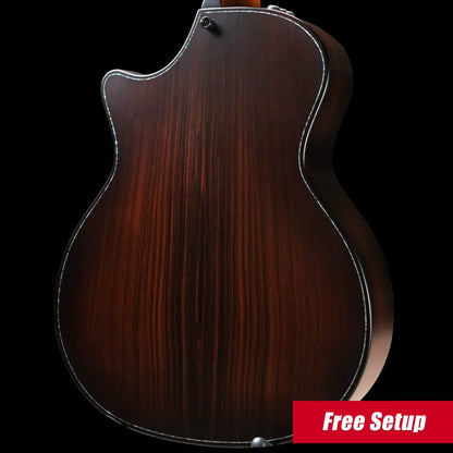Taylor Builder's Edition 914ce Grand Auditorium Acoustic/Electric Guitar - Wild Honey Burst with Hardshell Case - Factory Demo