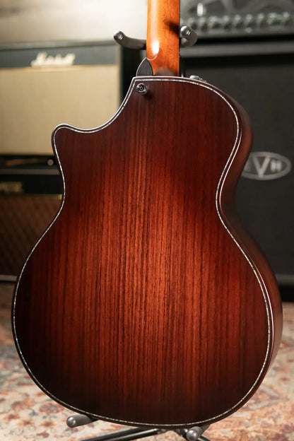 Taylor Builder's Edition 914ce Grand Auditorium Acoustic/Electric Guitar - Wild Honey Burst with Hardshell Case - Floor Demo